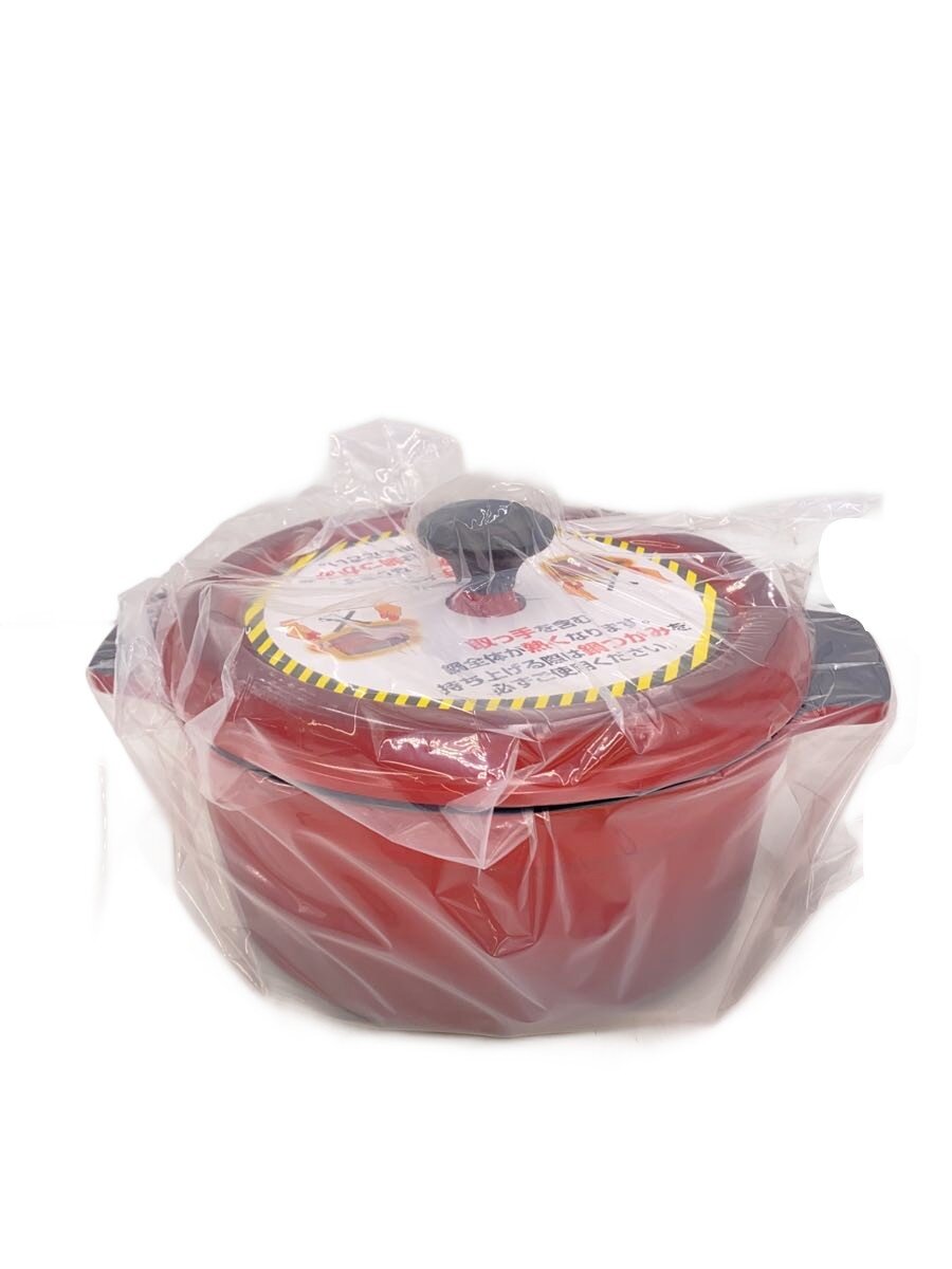 【中古】BellFine◆鍋/サイズ:22cm/RED/A-77636【キッチン用品】