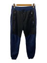 【中古】COACH◆ボトム/M/ポリエステル/BLK/72651/BIKER PANTS WITH COACH PATCH【メンズウェア】