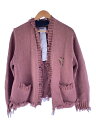 【中古】doublet◆カーディガン(厚手)/M/コットン/BRD/無地/23SS38KN108【メンズウェア】(4)