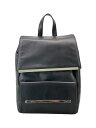 【中古】DIESEL BLACKGOLD◆リュック/レザー/BLK/無地【バッグ】