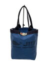【中古】JIB◆トートバッグ/--/BLU/プリント【バッグ】