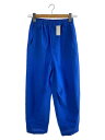 【中古】nagonstans◆タイプライターセンタープレスイージーパンツ/ボトム/S/コットン/BLU/470FS131-1510【レディースウェア】
