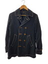 【中古】COMME des GARCONS HOMME DEUX◆ジャケット/XS/ポリエステル/BLK/DM-C001【メンズウェア】