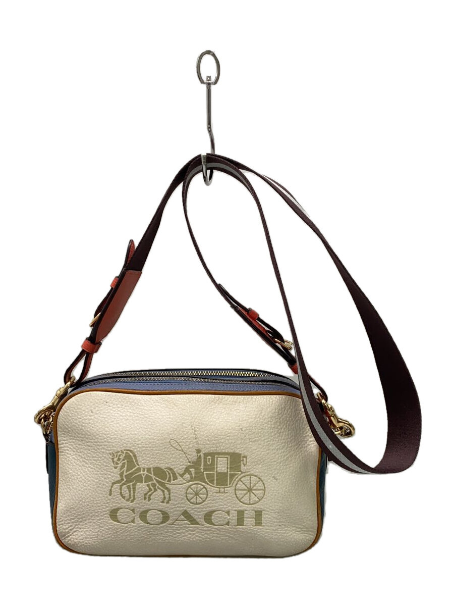 【中古】COACH◆ショルダーバッグ/レザー/マルチカラー/M2011【バッグ】