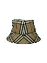 【中古】BURBERRY LONDON◆バケットハット/M/コットン/BEG/チェック/メンズ/8026927/ノヴァチェック/PANEL BUCKET【服飾雑...