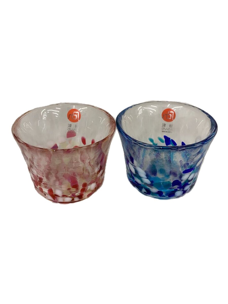 【中古】津軽びいどろ◆グラス/2点セット【キッチン用品】