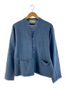 【中古】Lamb Knit・Goods Co/カーディガン(薄手)/44/ウール/BLU【メンズウェア】(4)