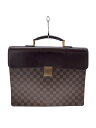 【中古】LOUIS VUITTON◆アルトナPM_ダミエ・エベヌ_BRW/PVC/BRW【バッグ】