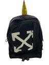【中古】OFF-WHITE◆EASY BACKPACK/リュック/ポリエステル/ブラック/OMNB019E19E48024【バッグ】(4)