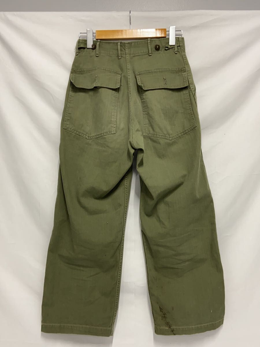 【中古】US.ARMY◆50s/HBT/M-47/ボトム/コットン/KHK/無地【メンズウェア】