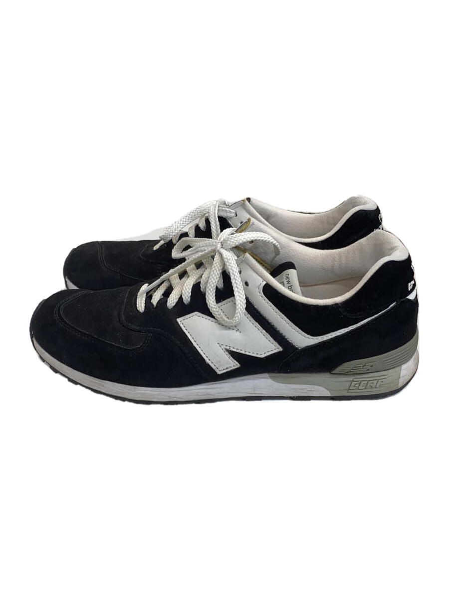 【中古】NEW BALANCE◆ローカットスニーカー/UK9/BLK/m576kgs【シューズ】