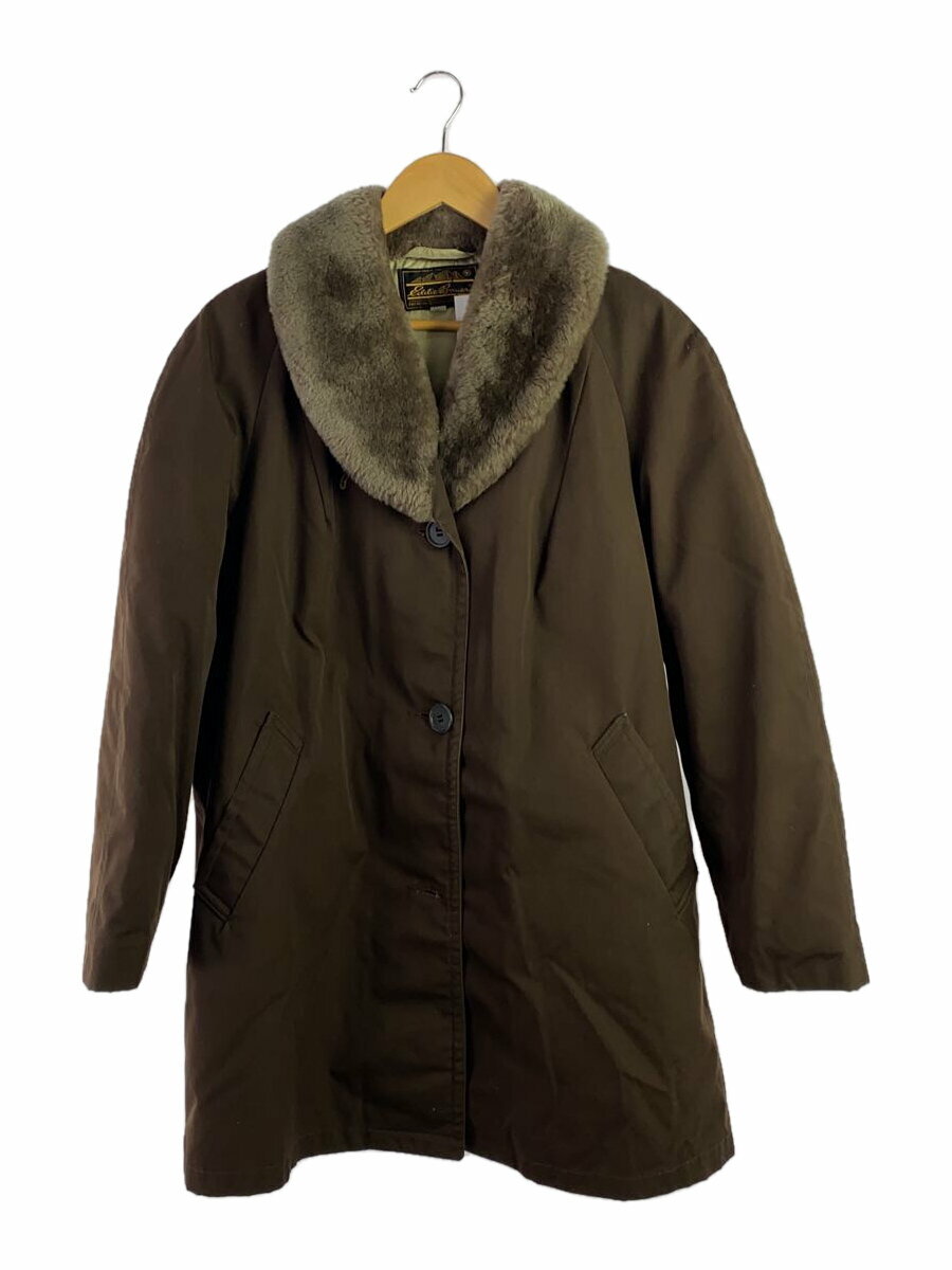 【中古】EDDIE BAUER◆ダウンジャケット/16/--/BRW【レディースウェア】