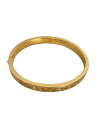 【中古】COACH◆バングル/--/GLD/レディース【服飾雑貨他】