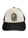 【中古】A BATHING APE◆キャップ/FREE/ポリエステル/BLK/メンズ/001CPK801010M【服飾雑貨他】