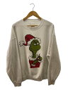 【中古】90s/Dr Seuss/GRINCH/スウェット/--/コットン/ホワイト/プリント【メンズウェア】