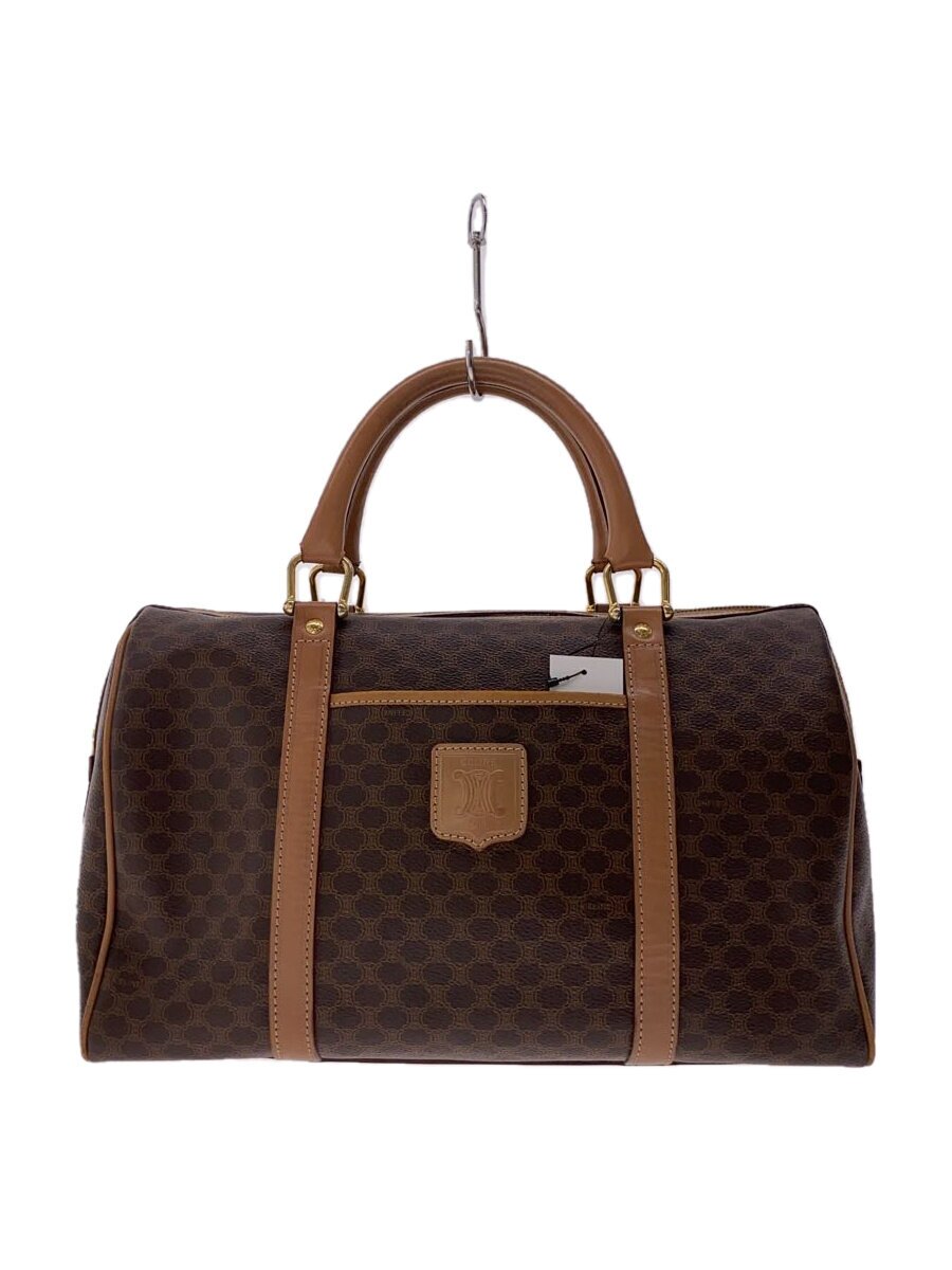 CELINE - 【中古】CELINE◆ボストンバッグ/レザー/BRW【バッグ】