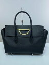 【中古】Samantha Thavasa◆ハンドバッグ/レザー/BLK/無地【バッグ】