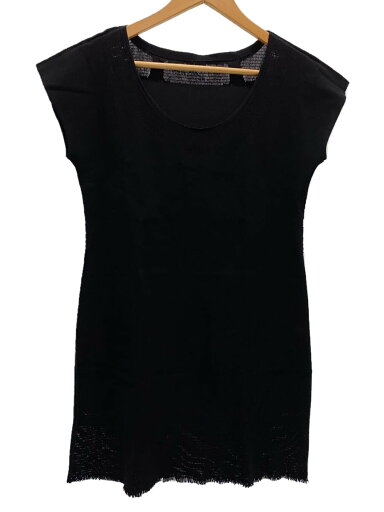 【中古】ISSEY MIYAKE◆ノースリーブワンピース/2/ナイロン/BLK/無地/IM31KH321【レディースウェア】 【中古】ISSEY MIYAKE◆ノースリーブワンピース/2/ナイロン/BLK/無地/IM31KH321【レディースウェア】