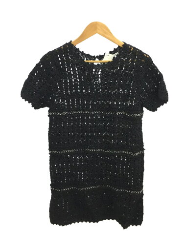 【中古】ADORE◆半袖ワンピース/38/ナイロン/BLK【レディースウェア】 【中古】ADORE◆半袖ワンピース/38/ナイロン/BLK【レディースウェア】