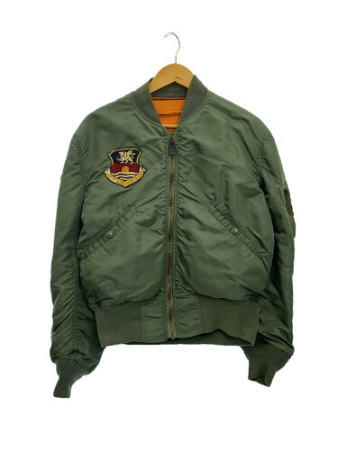 【中古】U.S.AIR FORCE◆60s/conmarジップ/MA-1/L2B /ブルゾン/フライトジャケット/M/ポリエステル/KHK【メンズウェア】 【中古】U.S.AIR FORCE◆60s/conmarジップ/MA-1/L2B /ブルゾン/フライトジャケット/M/ポリエステル/KHK【メンズウェア】