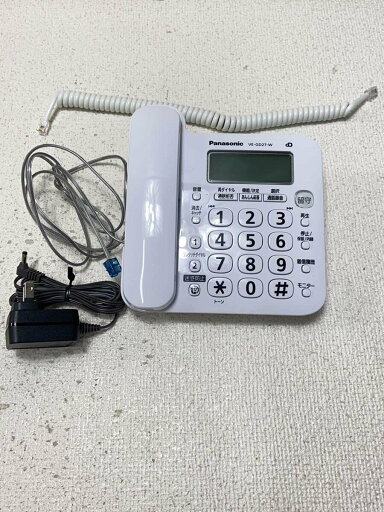 【中古】Panasonic◆電話機 VE-GD27DL-W【家電・ビジュアル・オーディオ】 【中古】Panasonic◆電話機 VE-GD27DL-W【家電・ビジュアル・オーディオ】