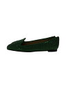【中古】VALENTINO GARAVANI◆フラットパンプス/36/GRN【シューズ】(4)