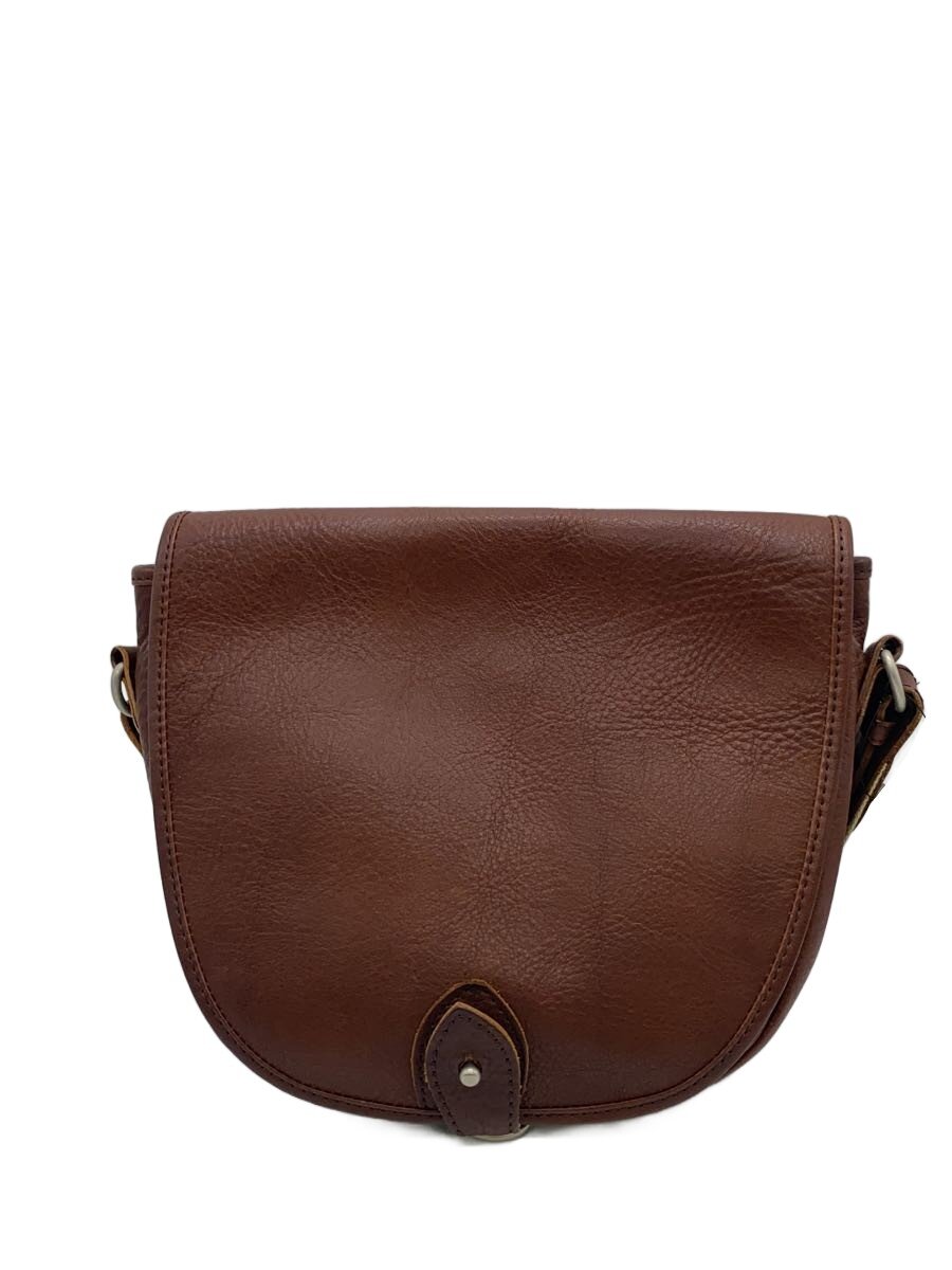 Shoulder Bags - 【中古】SLOW&CO◆ショルダーバッグ/レザー/BRW/無地【バッグ】