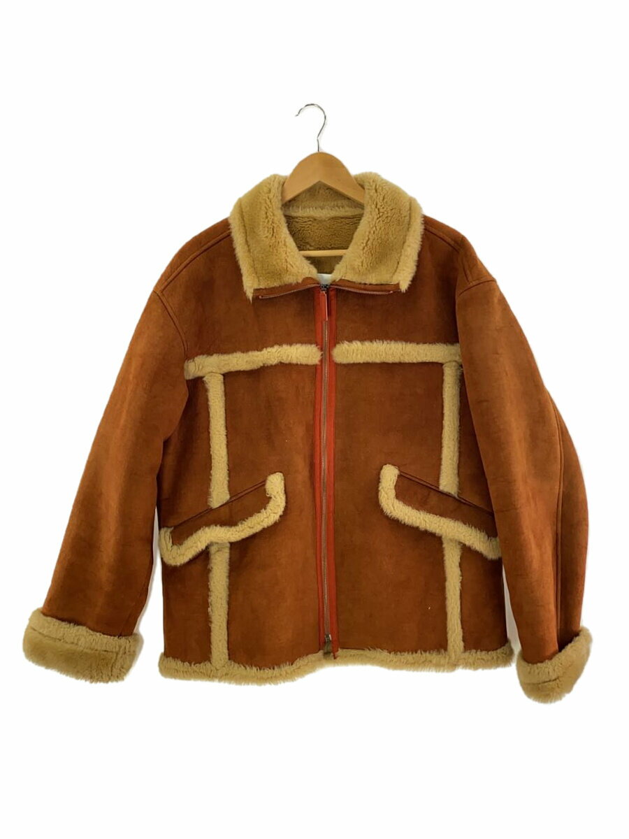 【中古】SANTAFE◆ジャケット/--/アクリル/CML/無地【メンズウェア】