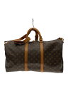 【中古】LOUIS VUITTON◆キーポル・バンドリエール50_モノグラム・キャンバス_BRW/PVC/BRW【バッグ】