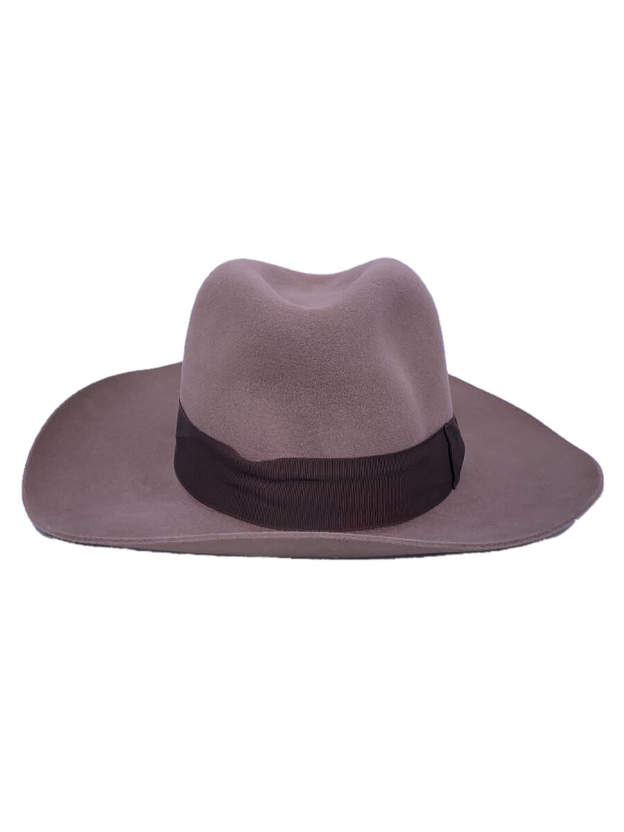 【中古】Lock&Co. Hatters◆ストローハット/7 3/8/ウール/BRD【服飾雑貨他】