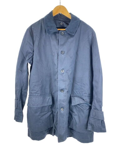 【中古】MICHAEL TAPIA◆コート/40/コットン/NVY【メンズウェア】 【中古】MICHAEL TAPIA◆コート/40/コットン/NVY【メンズウェア】
