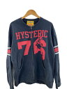 【中古】HYSTERIC GLAMOUR◆ジップパーカー/FREE/コットン/ブラック/01241cj01【メンズウェア】