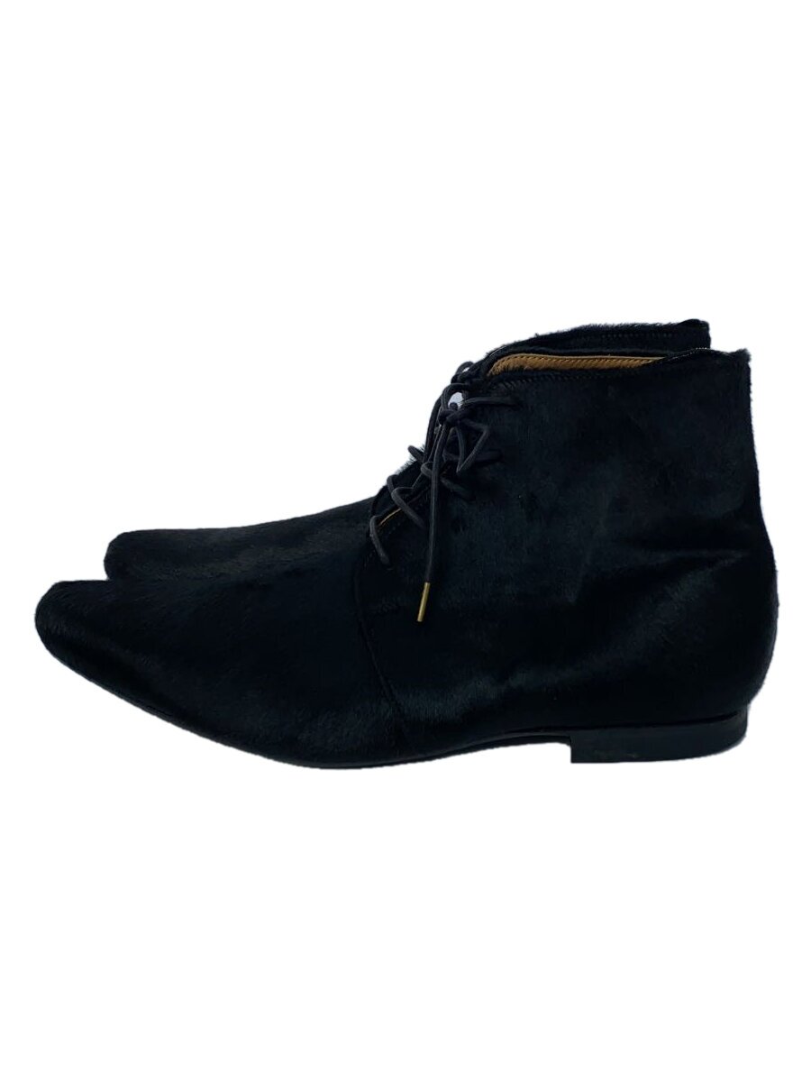 【中古】foot the coacher◆チャッカブーツ/US7/BLK/4716【シューズ】