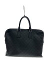 【中古】LOUIS VUITTON◆ポルト・ドキュマン・ジュール_ダミエ・アンフィニ_BLK/レザー/BLK/総柄【バッグ】