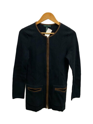 【中古】LAUREN RALPH LAUREN◆ジャケット/S/コットン/BLK【レディースウェア】 【中古】LAUREN RALPH LAUREN◆ジャケット/S/コットン/BLK【レディースウェア】