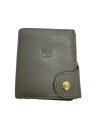 【中古】IL BISONTE◆ウォレット/2つ折り財布/レザー/GRY/レディース/54202309840【服飾雑貨他】