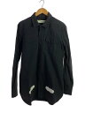 【中古】OFF-WHITE◆バックスプレーロゴ/長袖シャツ/XS/コットン【メンズウェア】(4)