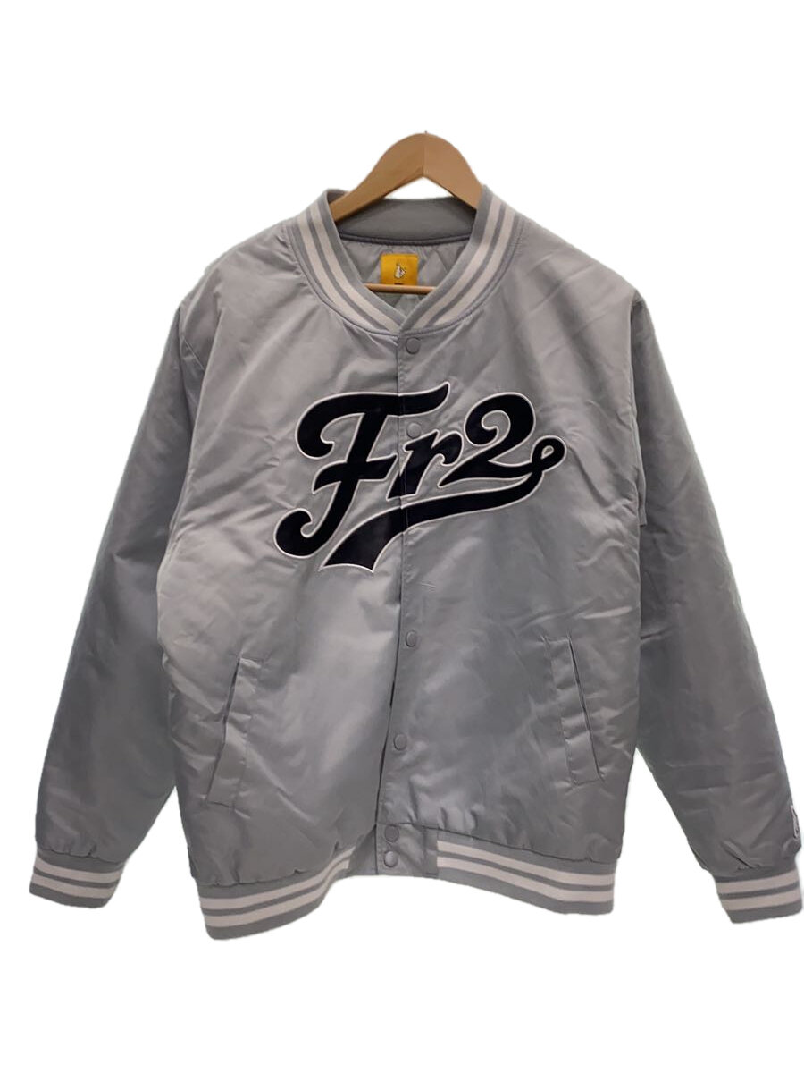 【中古】#FR2◆スタジャン/L/ポリエステル/GRY/グレー/ストリート【メンズウェア】