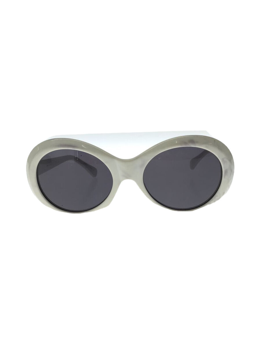 【中古】Oliver Goldsmith◆サングラス/--/プラスチック/ホワイト/ブラック/メンズ【服飾雑貨他】