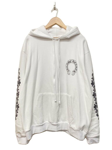 【中古】CHROME HEARTS◆パーカー/M/コットン/WHT【メンズウェア】 【中古】CHROME HEARTS◆パーカー/M/コットン/WHT【メンズウェア】