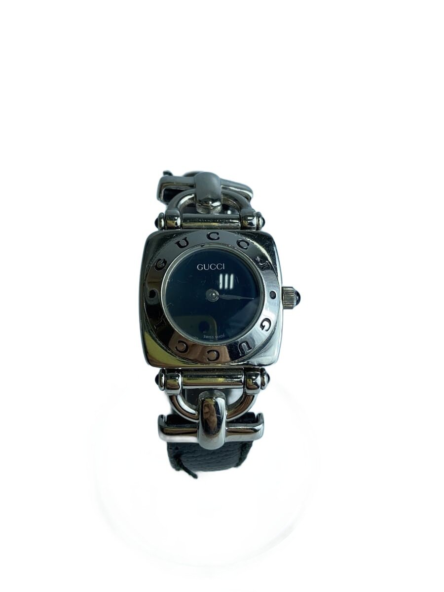 【中古】GUCCI◆ホースビット/腕時計/アナログ/ブラック/6300L//【服飾雑貨他】