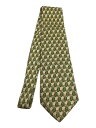 【中古】GUCCI◆ネクタイ/シルク/CRM/総柄/メンズ【服飾雑貨他】