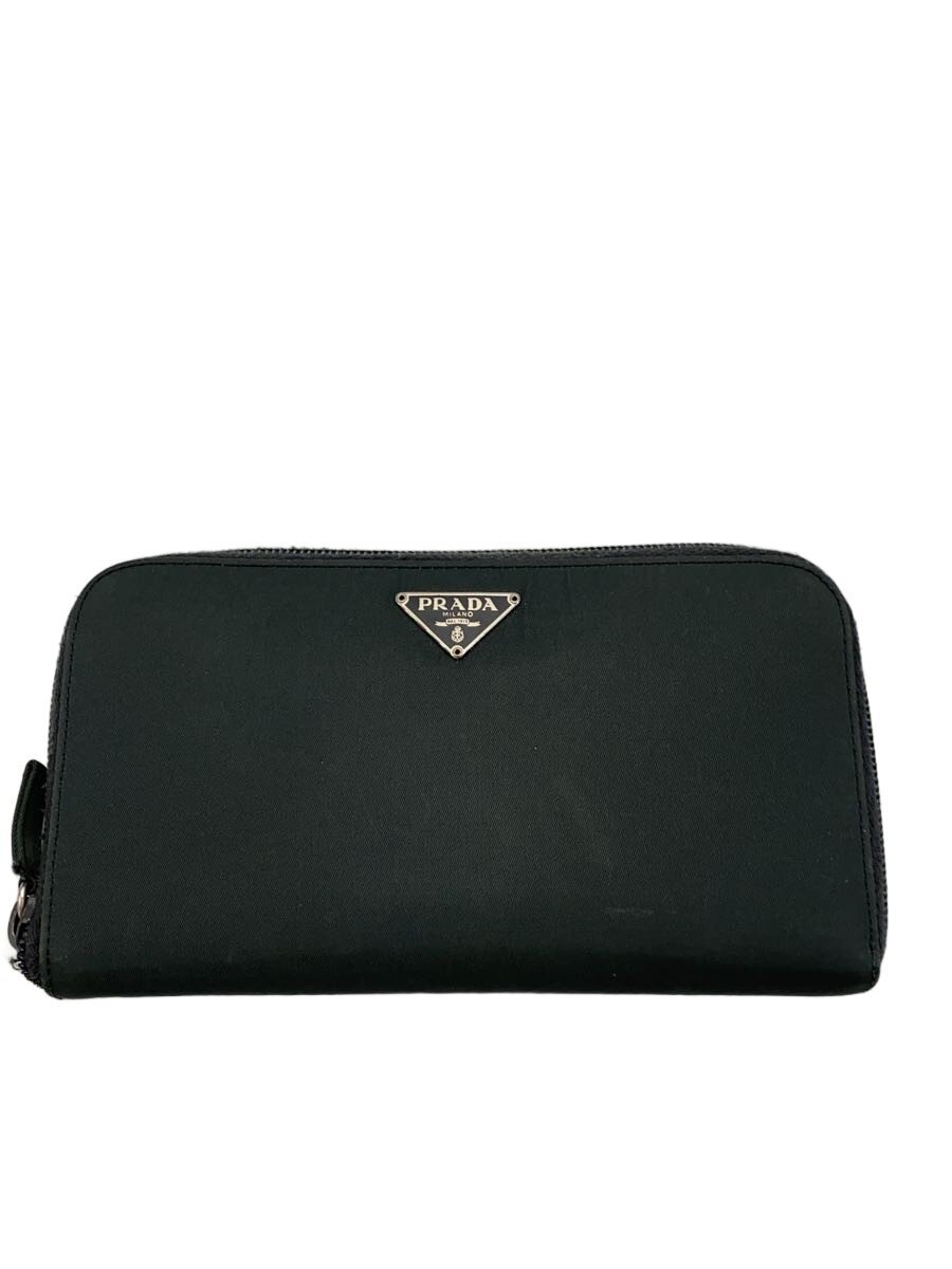 【中古】PRADA◆長財布/ナイロン/GRN/レディース【服飾雑貨他】