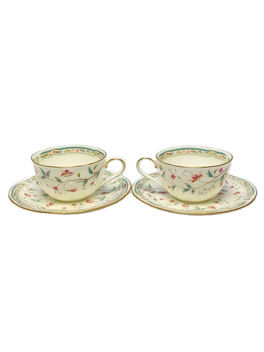 【中古】Noritake◆花更紗/カップ&ソーサー/2点セット/箱付属/4409【キッチン用品】