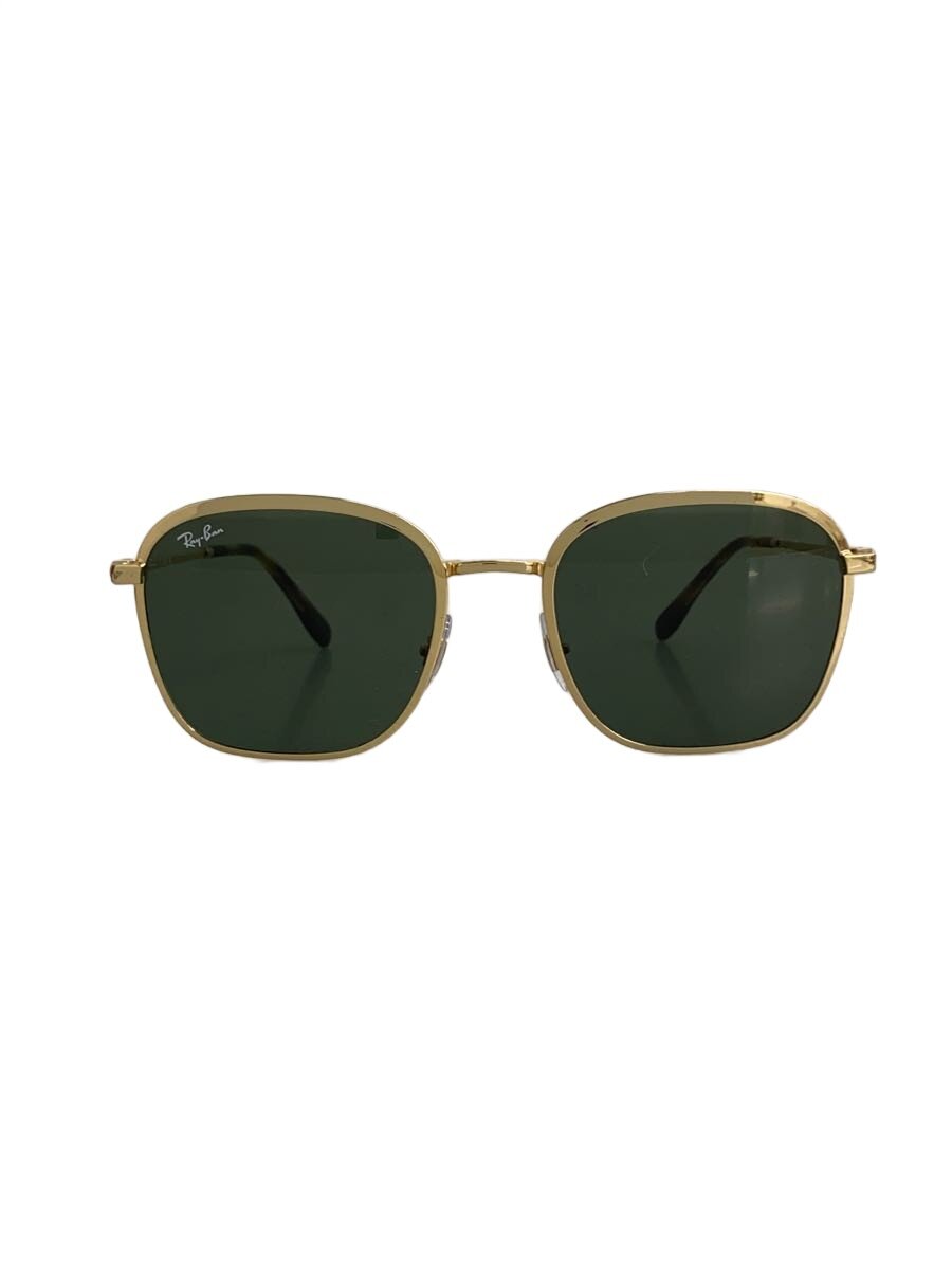 【中古】Ray-Ban◆サングラス/--/メタル/GLD/GRN/メンズ/rb3720【服飾雑貨他】