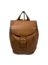 【中古】COACH◆リュック/レザー/BRW/4134【バッグ】