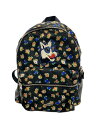 【中古】COACH◆リュック/--/BLK/花柄/F57635【バッグ】(4)
