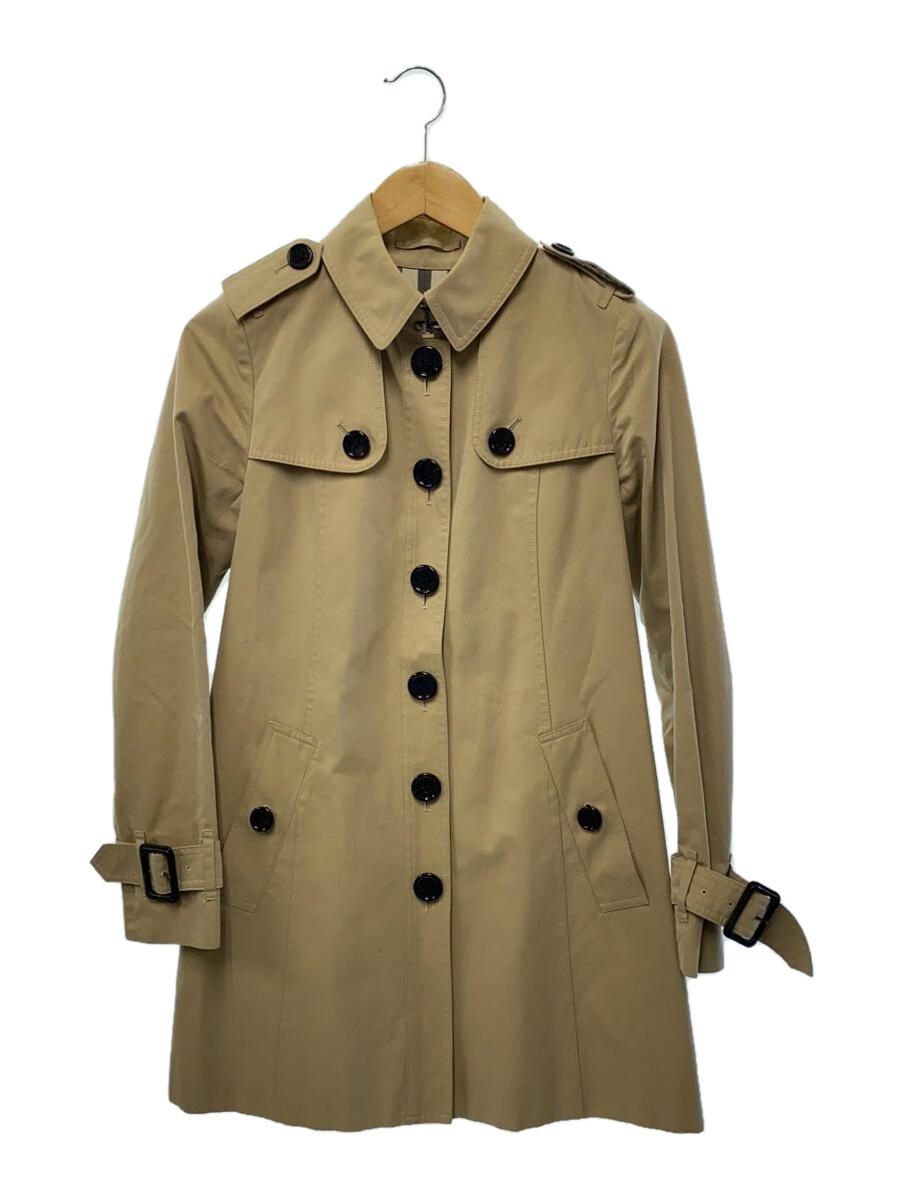 【中古】BURBERRY LONDON◆トレンチコート/38/コットン/BEG/B1A14-730-51【レディースウェア】