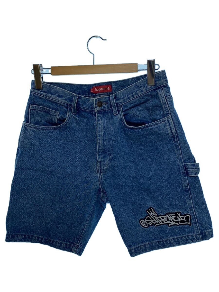 【中古】Supreme◆Handstyle Denim Painter Short/ボトム/30/コットン/IDG/無地//【メンズウェア】
