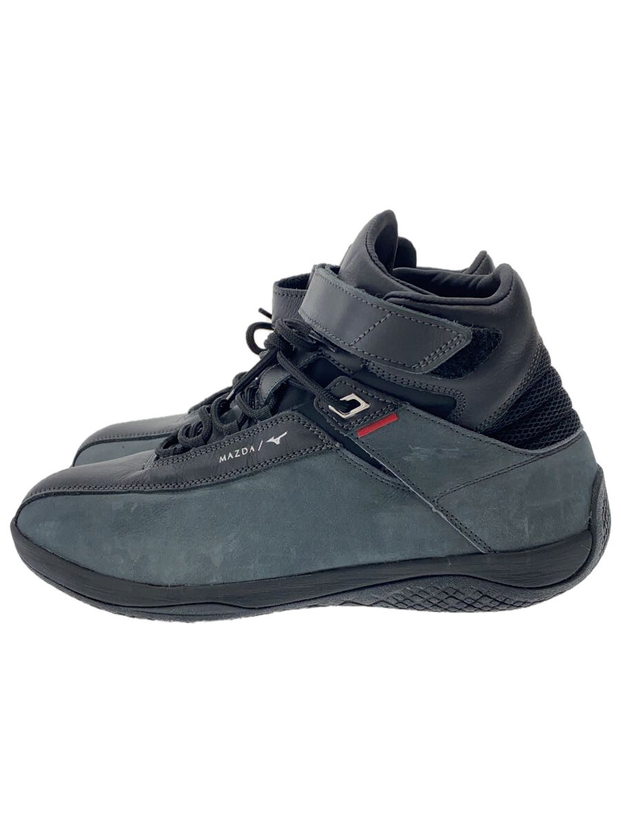 【中古】MIZUNO◆ハイカットスニーカー/27cm/BLK/f1gc220209【シューズ】